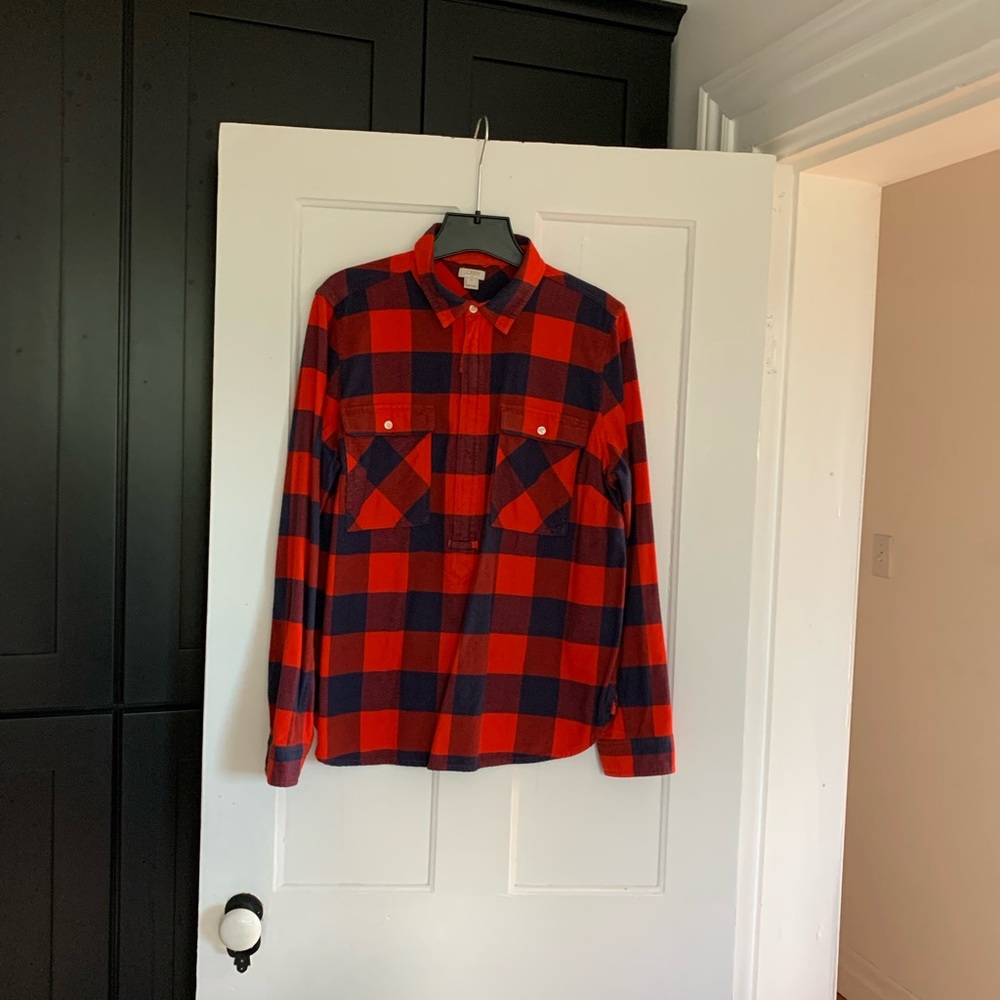 J Crew Flannel Shirt M